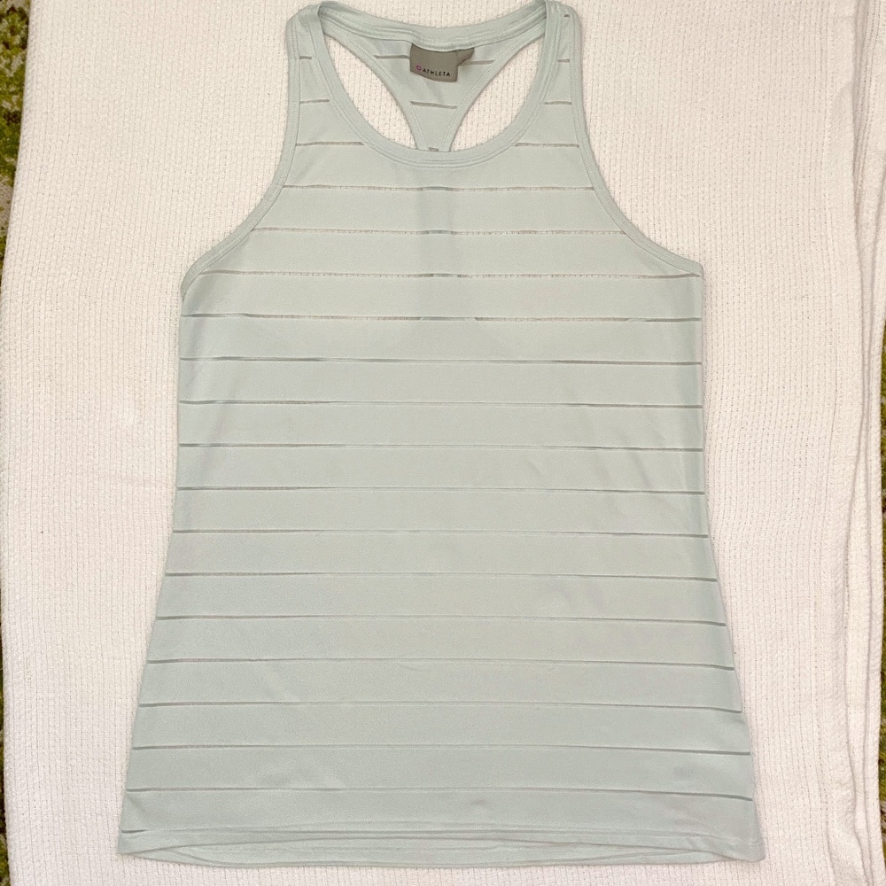 Athleta Sheer Racerback Tank in Mint